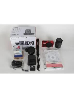 2012' Canon 18-55 Lens / Flash Kit EOS M Digital Camera